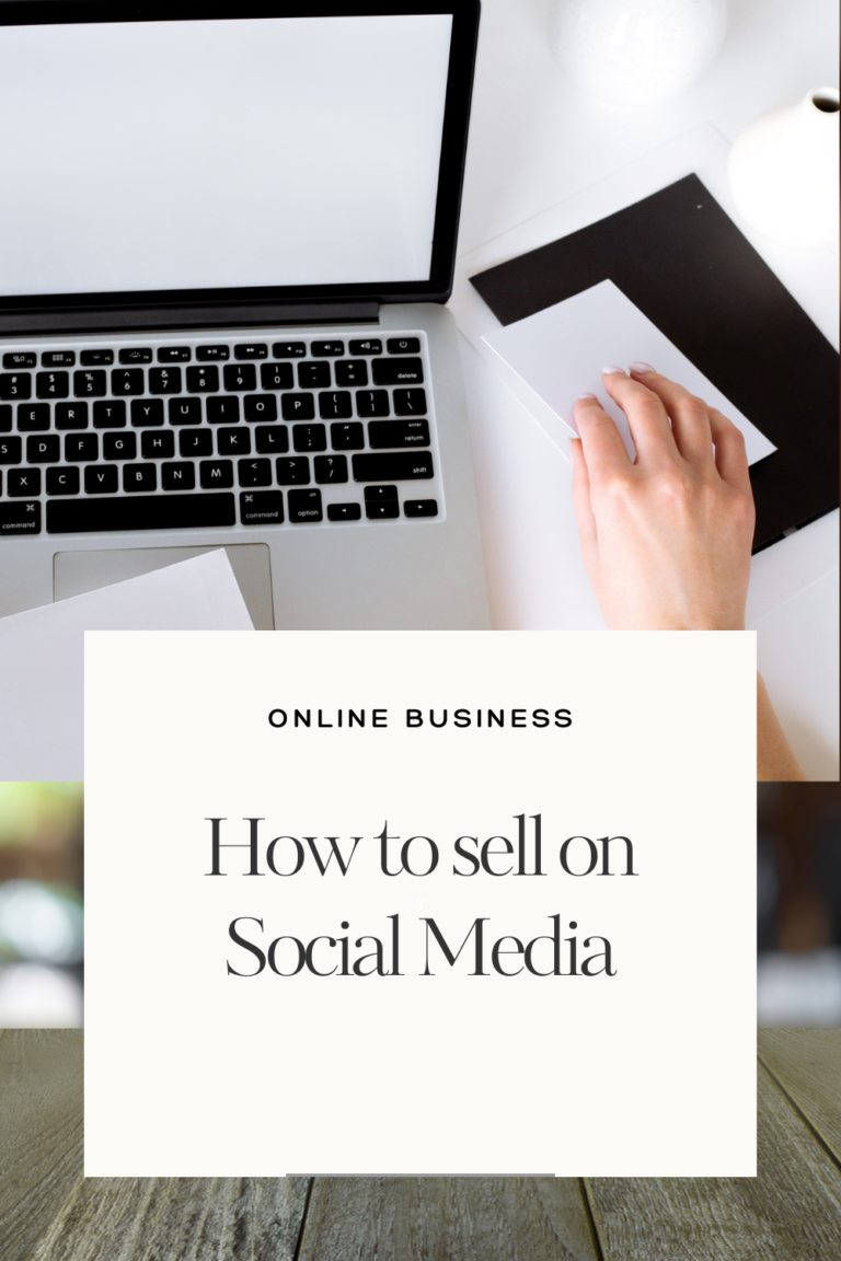 Selling on social media